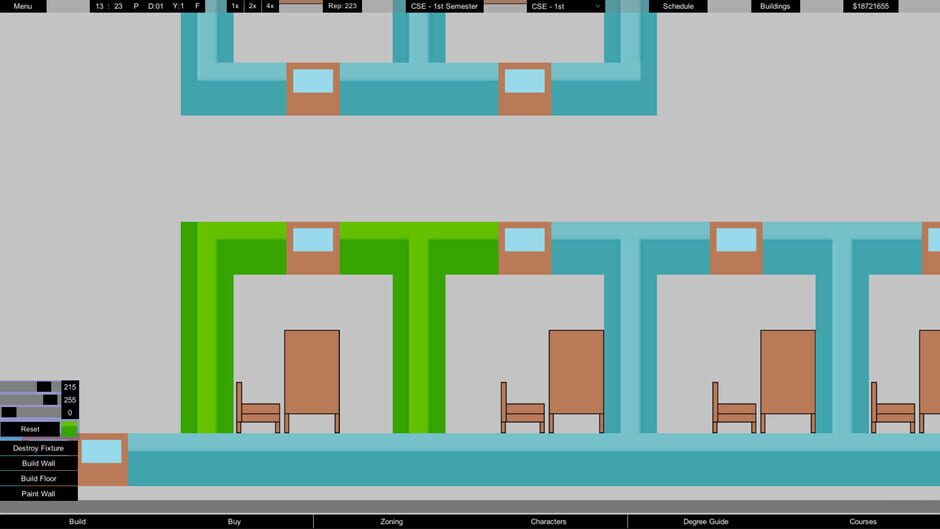 สกรีนช็อตจาก University Tycoon: The College Management Simulator (รูปที่ 2)