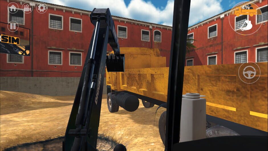 DiggerSim: Excavator Simulator Screenshot
