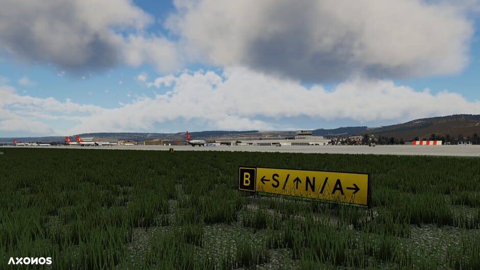 สกรีนช็อตจาก X-Plane 12: Axonos - Varna Airport (รูปที่ 2)