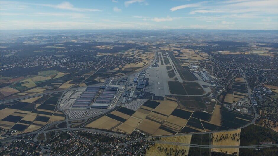 สกรีนช็อตจาก X-Plane 12: Aerosoft - Airport Stuttgart (รูปที่ 5)