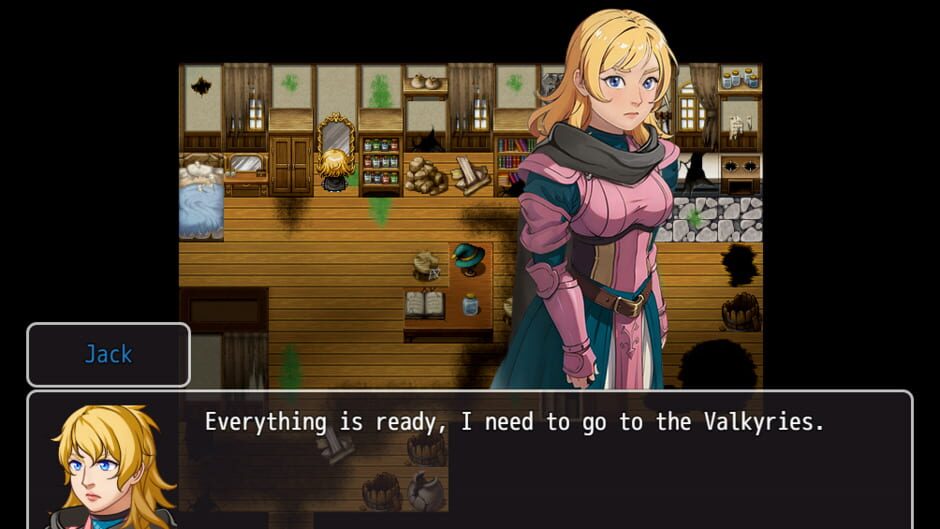 สกรีนช็อตจาก Mystical Crash in Magical Middle Ages: Adventure of Valkyrie (รูปที่ 3)