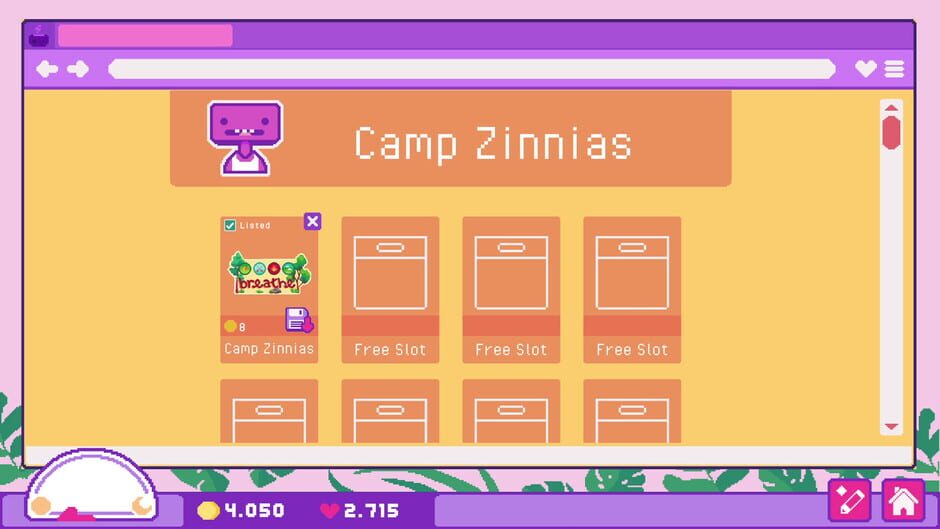 Sticky Business: Camp Zinnias Screenshot