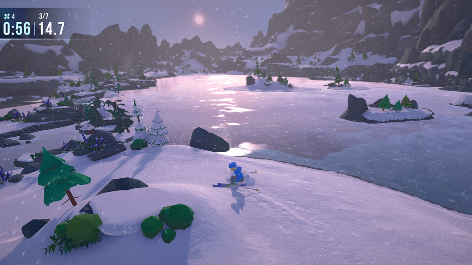 Lonely Mountains: Snow Riders Screenshot