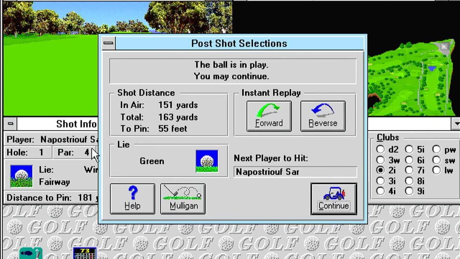 Microsoft Golf Screenshot