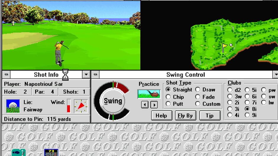Microsoft Golf Screenshot