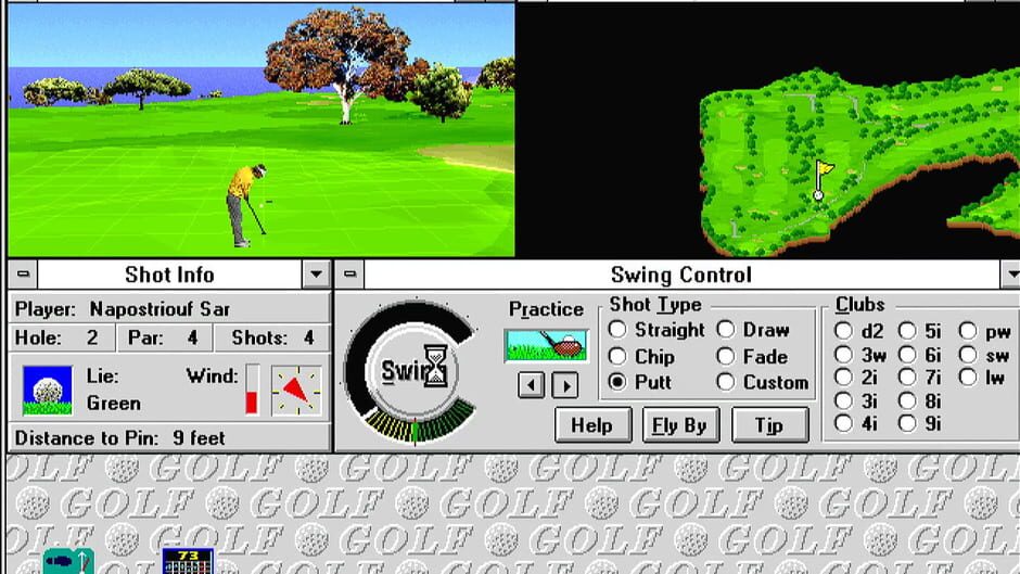 Microsoft Golf Screenshot
