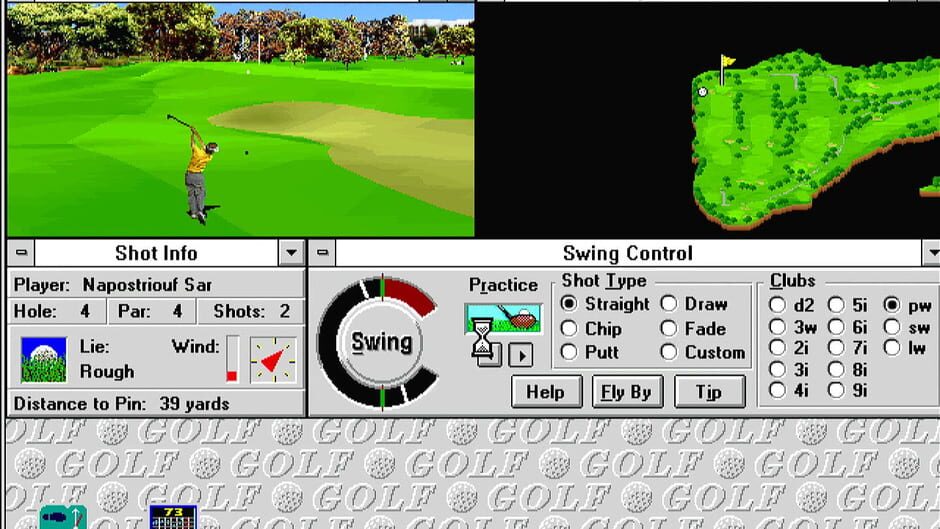 Microsoft Golf Screenshot