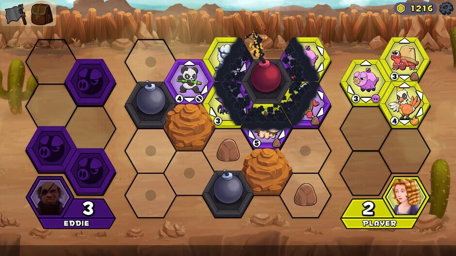 Attack on Hex Island Screenshot