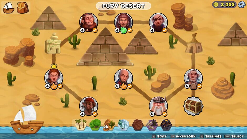 Attack on Hex Island Screenshot