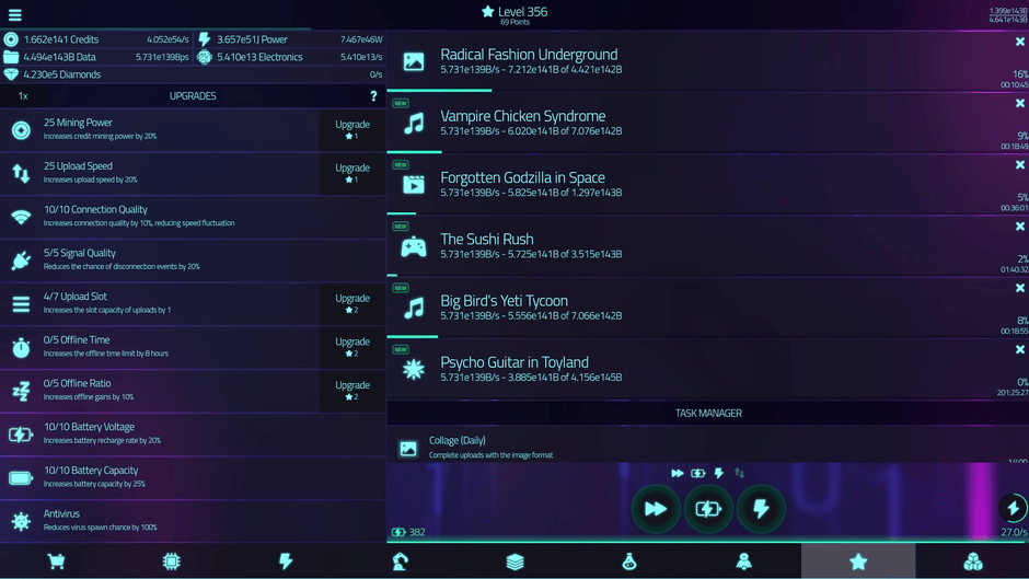 Upload Simulator Silicon Screenshot