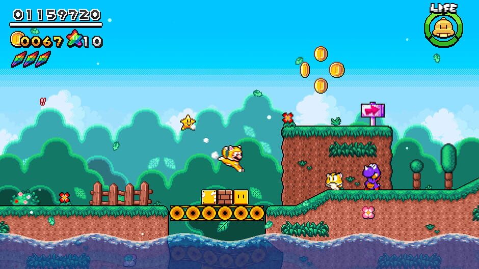 Screenshot Super Mario & The Rainbow Stars