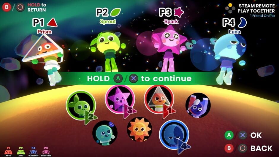 Which Way Up: Galaxy Games Screenshot