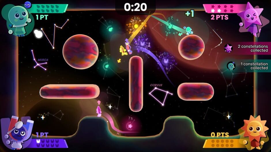 Which Way Up: Galaxy Games Screenshot