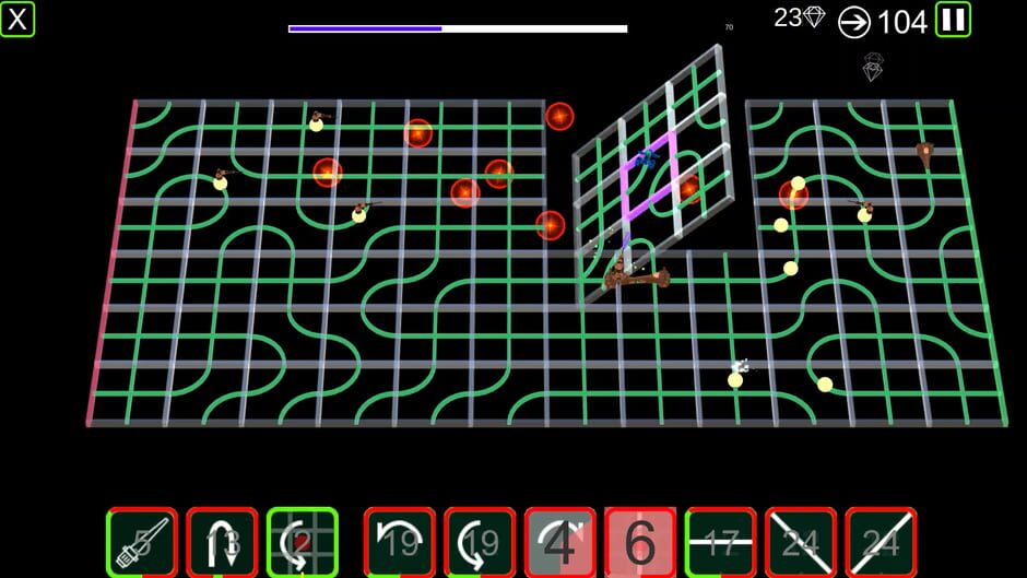 FlipTiles: Warp Lines Screenshot