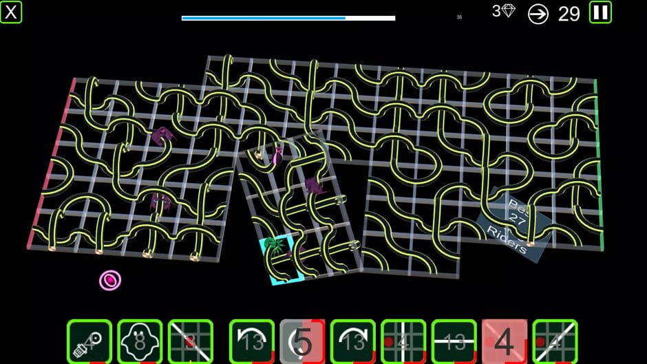 FlipTiles: Warp Lines Screenshot