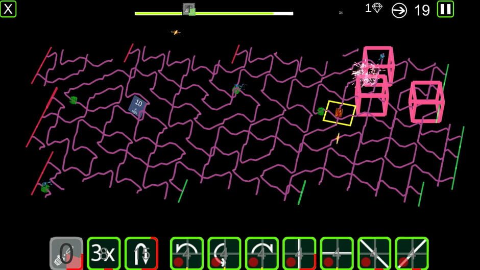 FlipTiles: Warp Lines Screenshot