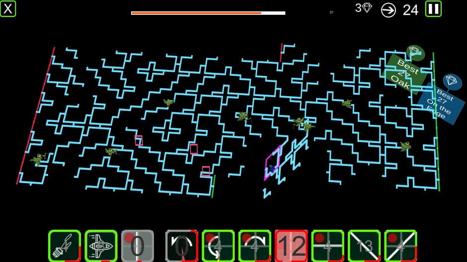 FlipTiles: Warp Lines Screenshot