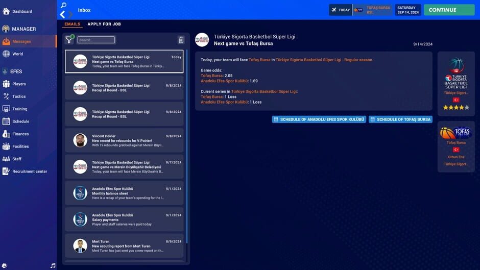 Pro Basketball Manager 2025 Screenshot