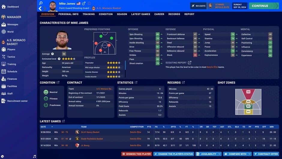 Pro Basketball Manager 2025 Screenshot