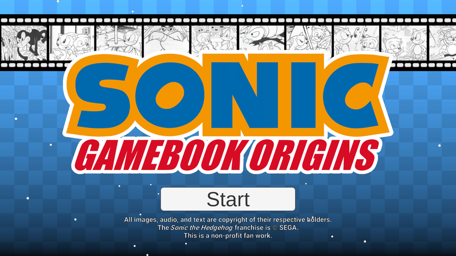 Sonic Gamebook Origins Screenshot