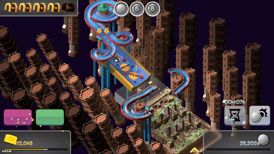 สกรีนช็อตจาก Pocket Pusher: The Citadel (รูปที่ 4)