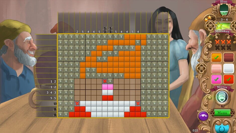 Fables Mosaic: Snow White and the Seven Dwarfs Screenshot