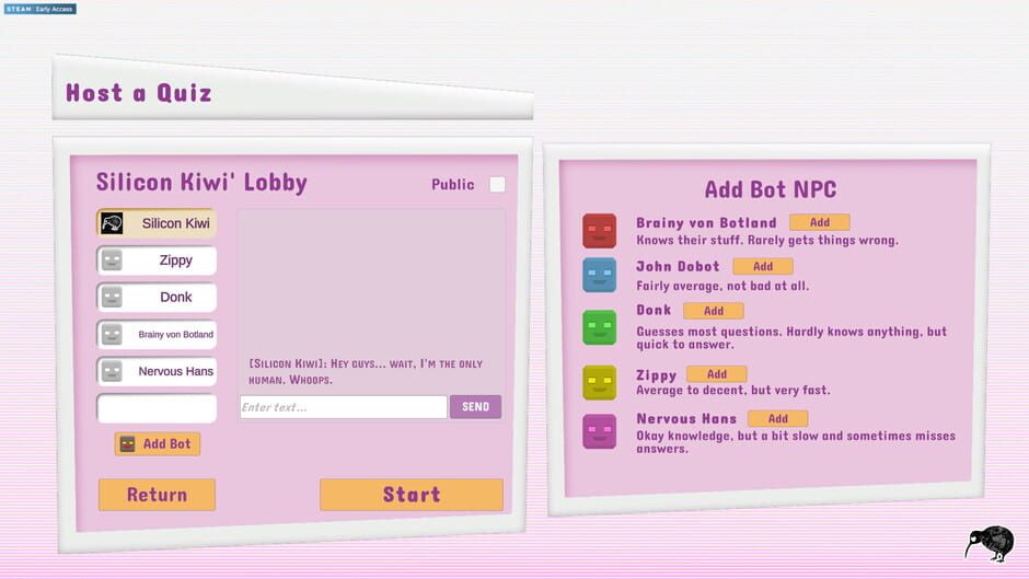 Robot Trivia Funtime Screenshot