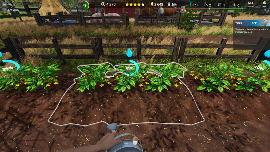 Cafe Owner Simulator: Farm DLC Screenshot