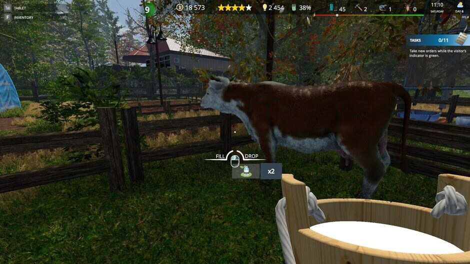 Cafe Owner Simulator: Farm DLC Screenshot