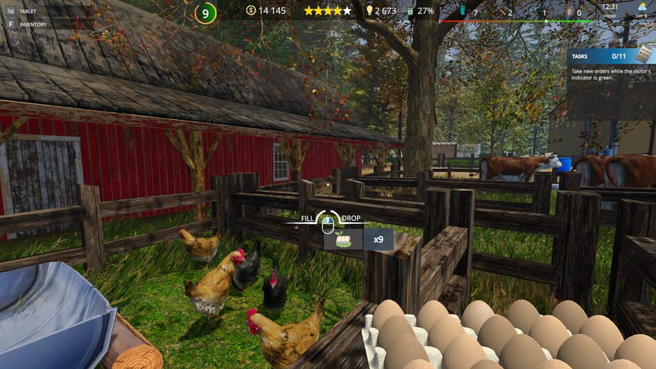 Cafe Owner Simulator: Farm DLC Screenshot