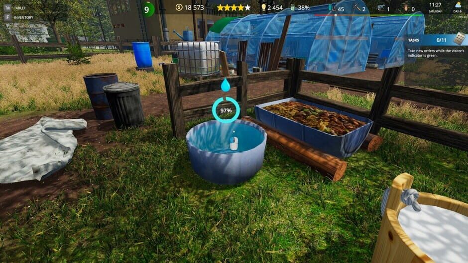 Cafe Owner Simulator: Farm DLC Screenshot