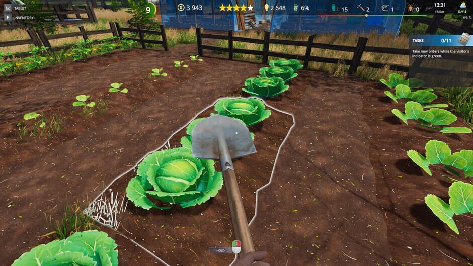 Cafe Owner Simulator: Farm DLC Screenshot