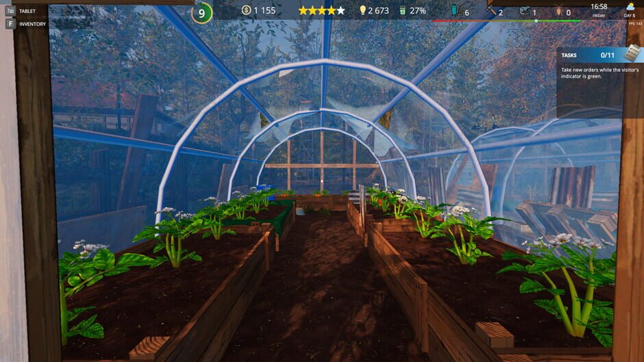 Cafe Owner Simulator: Farm DLC Screenshot