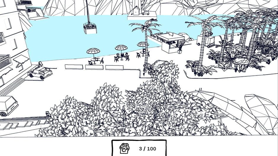 Cats Hiding in 3D Screenshot