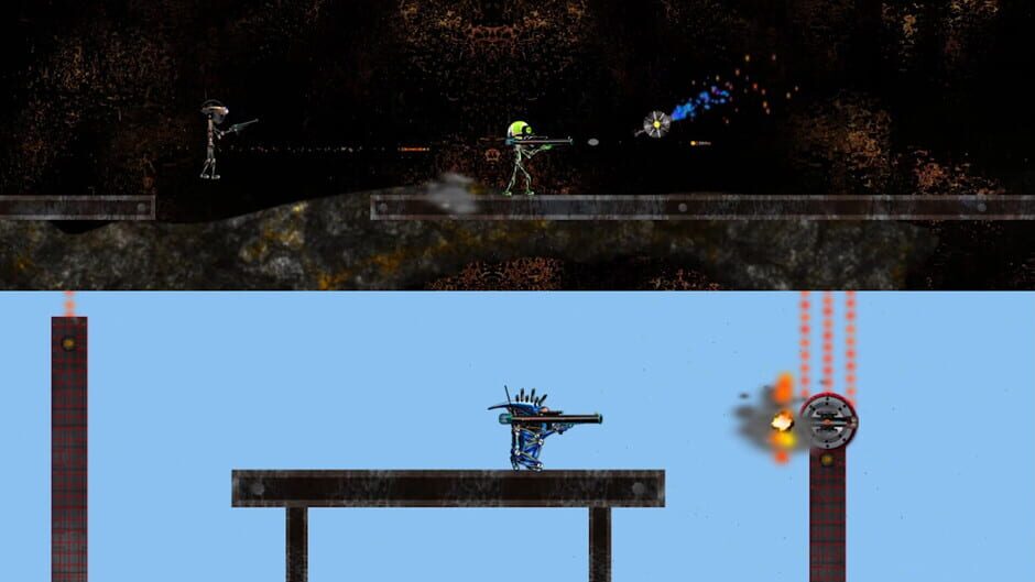 Retro Robots 2D screenshot