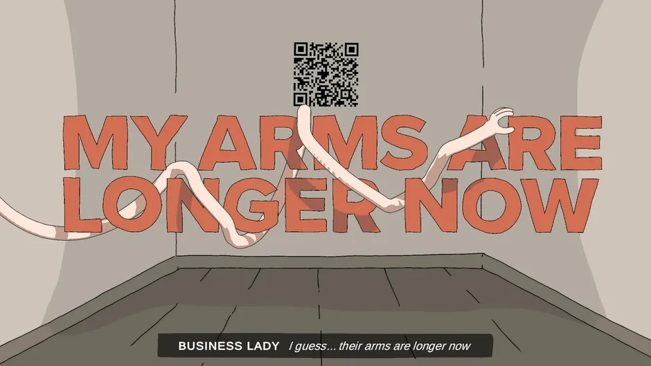 Кадър от My Arms Are Longer Now