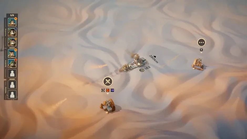 Кадър от Dunebound Tactics