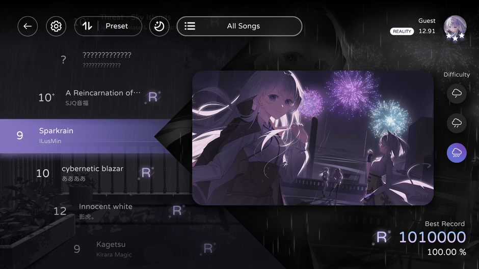 Milthm Screenshot
