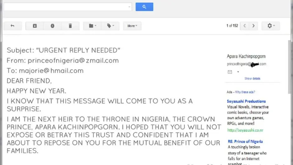 RE: Prince of Nigeria