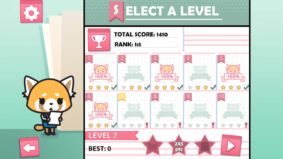 Aggretsuko Office Rush Screenshot
