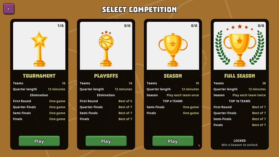 Clutchtime: Basketball Deckbuilder Screenshot