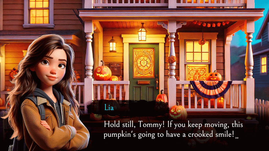 Glimmer and the Dark Halloween Pumpkin Screenshot