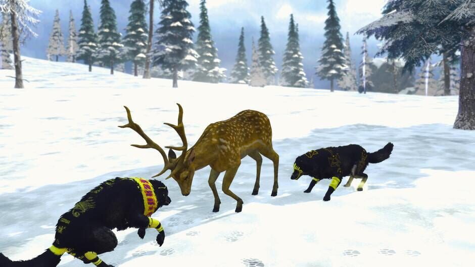สกรีนช็อตจาก Wolf Sim: Animal Battle Survival RPG (รูปที่ 7)