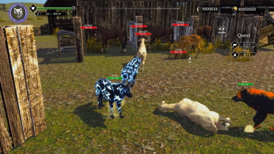 Wolf Sim: Animal Battle Survival RPGSWITCH游戏截图