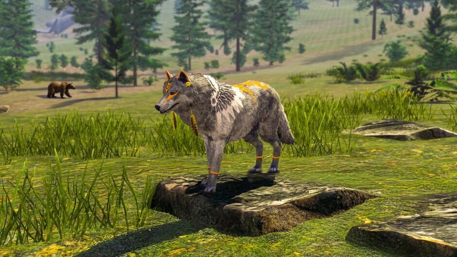 สกรีนช็อตจาก Wolf Sim: Animal Battle Survival RPG (รูปที่ 9)