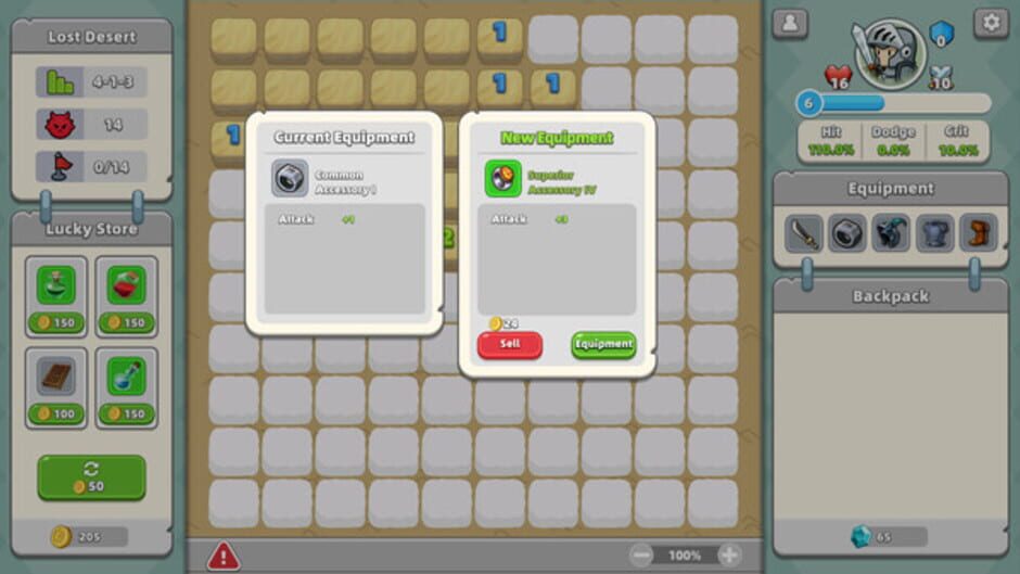 Minesweeper & Dungeon RPG Screenshot