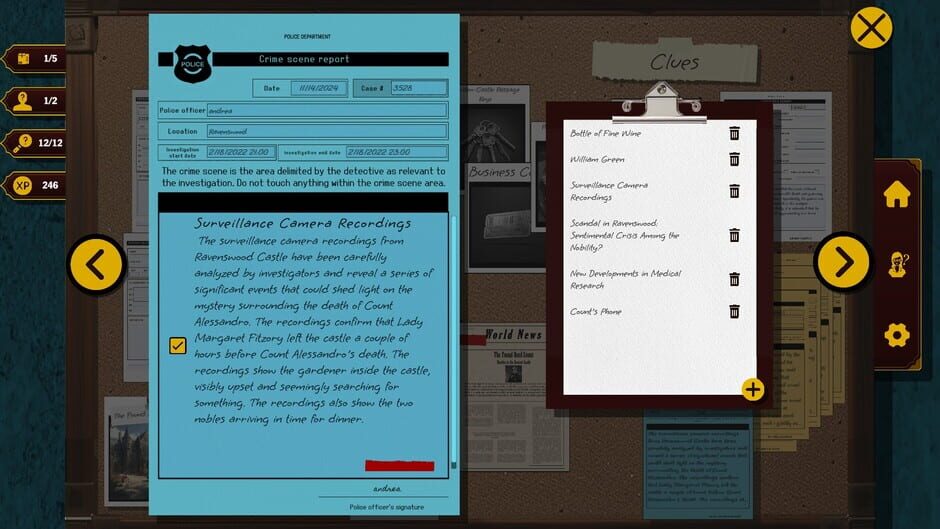 CrimeBot 2: Unsolved Cold Case Screenshot