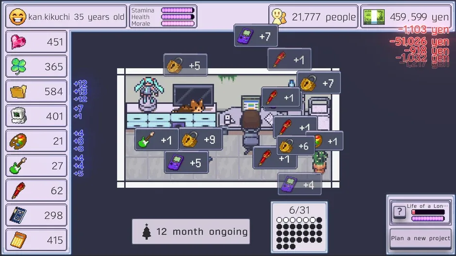Кадър от Life of a Lonely Indie Game Developer