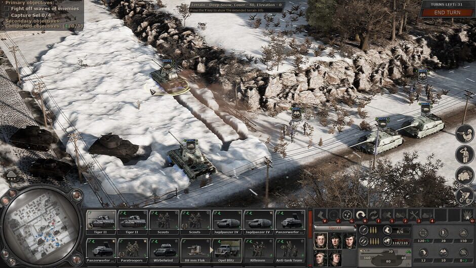 Headquarters: World War II - Ardennes Screenshot