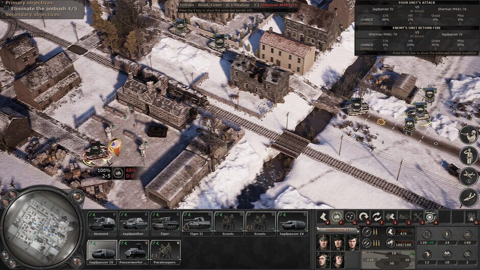 Headquarters: World War II - Ardennes Screenshot